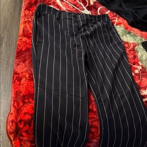 New York & Company Women’s Navy Pinstripe Pants